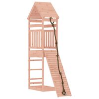 vidaXL Playhouse with Climbing Wall Solid Wood Douglas