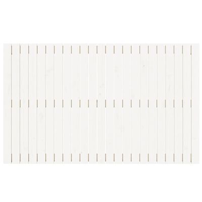 vidaXL Wall Headboard White 147x3x90 cm Solid Wood Pine