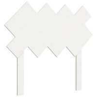 vidaXL Bed Headboard White 92x3x81 cm Solid Wood Pine