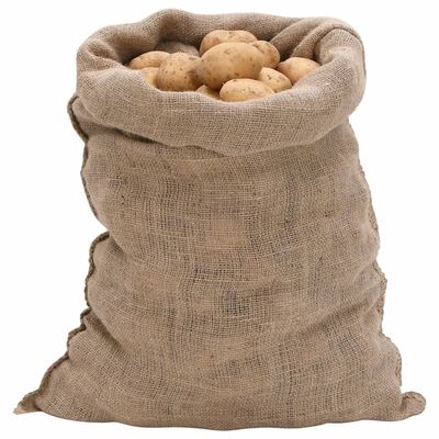 vidaXL Jute Sacks 10 pcs 60x105 cm 100% Jute 220 gsm