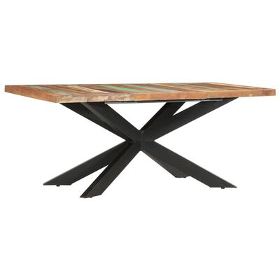 vidaXL Dining Table 180x90x76 cm Solid Reclaimed Wood