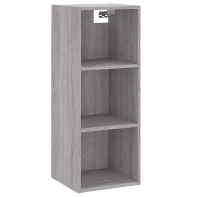 vidaXL Highboard Grey Sonoma 34.5x32.5x180 cm Engineered Wood