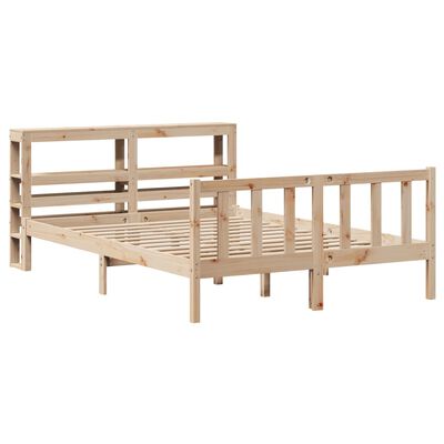 vidaXL Bed Frame without Mattress 160x200 cm Solid Wood Pine