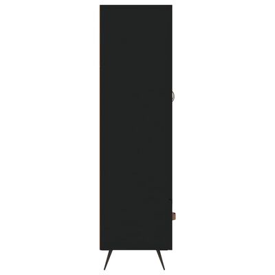 vidaXL Highboard Black 69.5x31x115 cm Engineered Wood