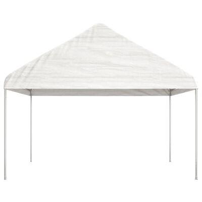 vidaXL Gazebo with Roof White 13.38x4.08x3.22 m Polyethylene