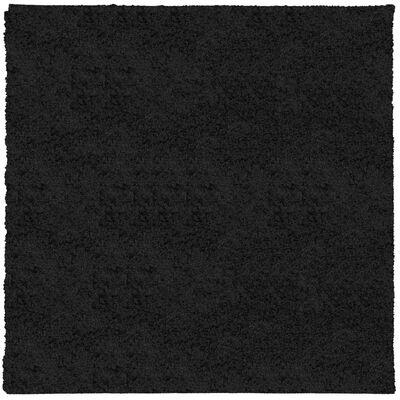 vidaXL Shaggy Rug PAMPLONA High Pile Modern Black 240x240 cm