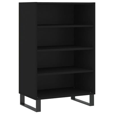 vidaXL Highboard Black 57x35x90 cm Engineered Wood