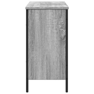 vidaXL Bathroom Sink Cabinet Grey Sonoma 80x30x60 cm Engineered Wood