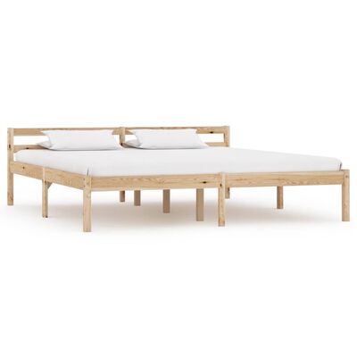 vidaXL Bed Frame without Mattress Solid Pine Wood 160x200 cm