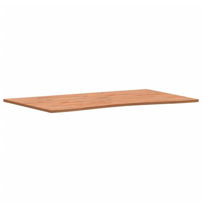 vidaXL Desk Top 100x(55-60)x1.5 cm Solid Wood Beech