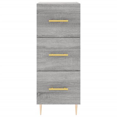 vidaXL Highboard Grey Sonoma 34.5x34x180 cm Engineered Wood