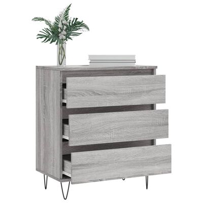 vidaXL Sideboard Grey Sonoma 60x35x70 cm Engineered Wood