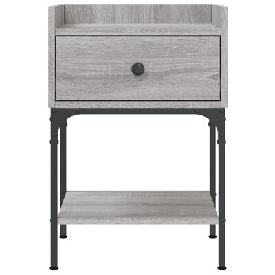 vidaXL Bedside Tables 2 pcs Grey Sonoma 40.5x31x60 cm Engineered Wood