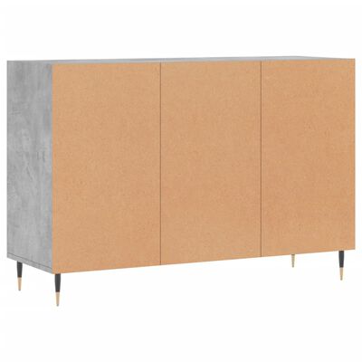 vidaXL Sideboard Concrete Grey 103.5x35x70 cm Engineered Wood