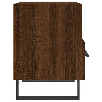 vidaXL Bedside Cabinets 2 pcs Brown Oak 40x35x47.5 cm Engineered Wood