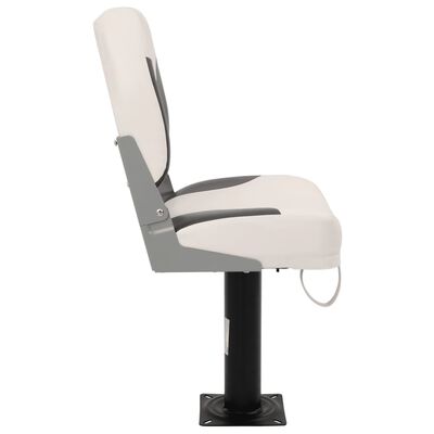 vidaXL Boat Seat with Pedestal 360° Rotatable