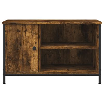 vidaXL TV Cabinet Smoked Oak 80x40x50 cm Engineered Wood