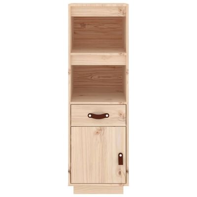 vidaXL Highboard 34x40x108,5 cm Solid Wood Pine