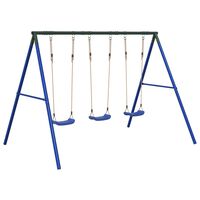 vidaXL Outdoor Swing Set with 3 Swings