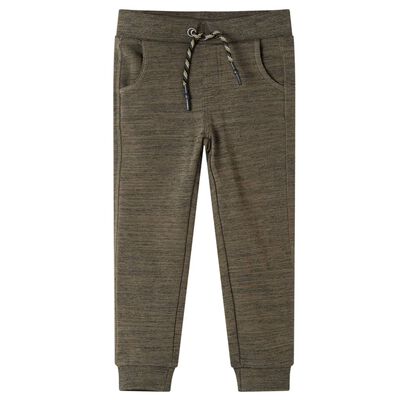 Kids' Sweatpants Dark Khaki Melange 92