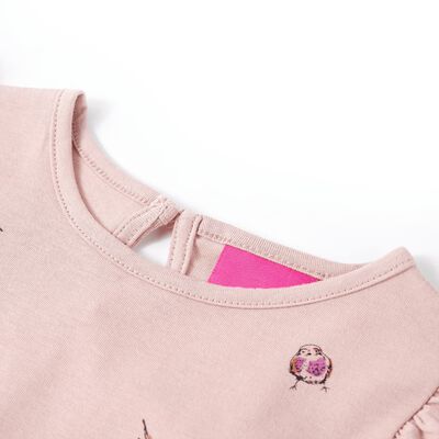 Kids' T-shirt with Long Sleeves Pink 116