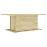 vidaXL Coffee Table Sonoma Oak 102x55.5x40 cm Engineered Wood