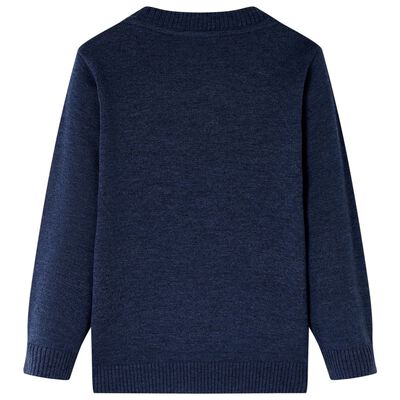 Kids' Sweater Knitted Navy 116