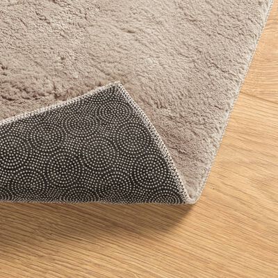 vidaXL Rug HUARTE Short Pile Soft and Washable Sand 240x340 cm