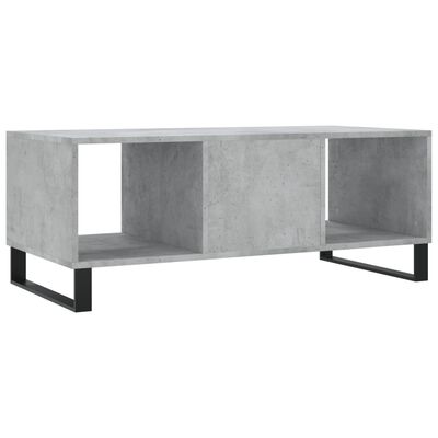 vidaXL Coffee Table Concrete Grey 102x50x40 cm Engineered Wood