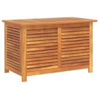 vidaXL Garden Storage Box with Louver 90x50x56 cm Solid Wood Acacia