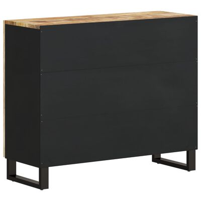 vidaXL Sideboard with 2 Doors 90x33x75 cm Solid Wood Mango