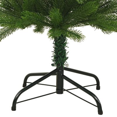 vidaXL Artificial Slim Christmas Tree with Stand 180 cm PE