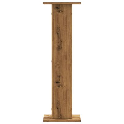 vidaXL Speaker Stands 2 pcs Artisian Oak 30x30x95 cm Engineered Wood