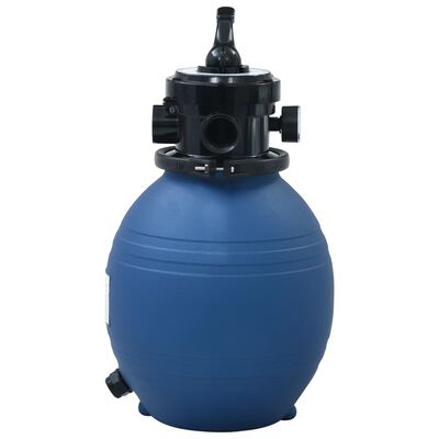 vidaXL Pool Sand Filter with 4 Position Valve Blue 300 mm