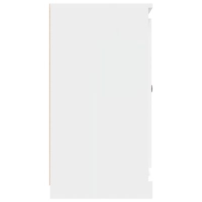 vidaXL Sideboard White 70x35.5x67.5 cm Engineered Wood