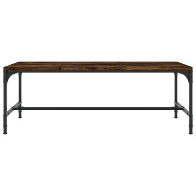 vidaXL Coffee Table Smoked Oak 80x50x35 cm Engineered Wood