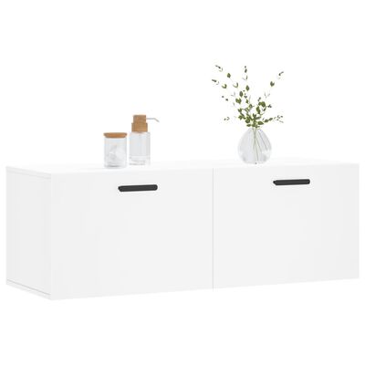 vidaXL Wall Cabinet White 100x36.5x35 cm Engineered Wood