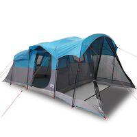 vidaXL Family Tent Tunnel 8-Person Blue Waterproof