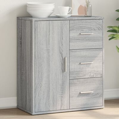 vidaXL Sideboard Grey Sonoma 60x31x70 cm Engineered Wood