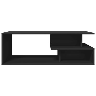 vidaXL Coffee Table Black 102x55x35 cm Engineered Wood