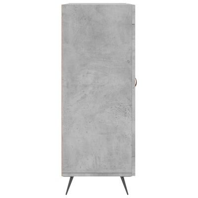 vidaXL Sideboard Concrete Grey 69.5x34x90 cm Engineered Wood