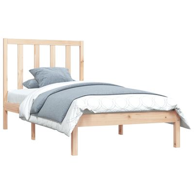 vidaXL Bed Frame without Mattress Solid Wood Pine 90x200 cm