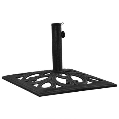 vidaXL Umbrella Base Black 47x47x33 cm Cast Iron