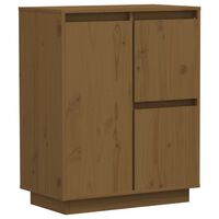 vidaXL Sideboard Honey Brown 60x34x75 cm Solid Wood Pine