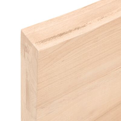 vidaXL Table Top 160x40x(2-6) cm Untreated Solid Wood Oak
