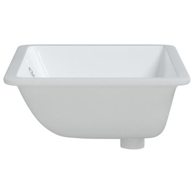 vidaXL Bathroom Sink White 52x38.5x19.5 cm Rectangular Ceramic