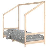 vidaXL Kids Bed Frame 80x200 cm Solid Wood Pine