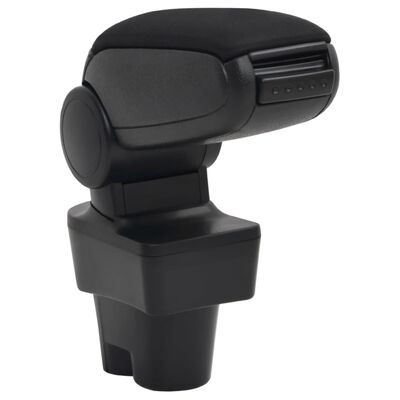 vidaXL Car Armrest Black 12x36x(33.5-48) cm ABS