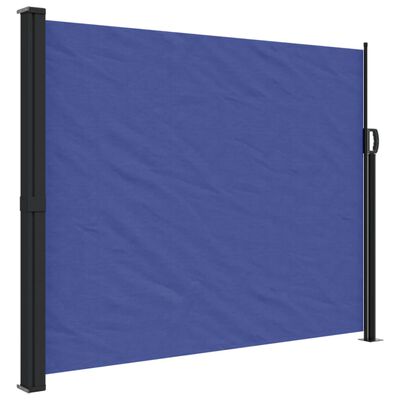 vidaXL Retractable Side Awning Blue 160x500 cm