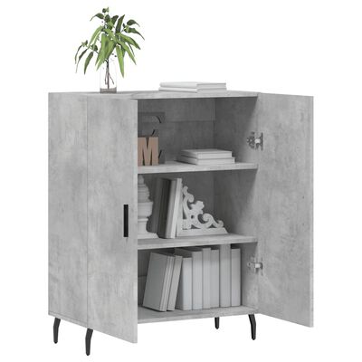 vidaXL Sideboard Concrete Grey 69.5x34x90 cm Engineered Wood